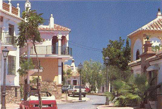 Petits immeubles sur un golf prs de Marbelle, costa del sol